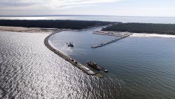 Budowa przekopu Mierzei Wiślanej (29.04.2022)