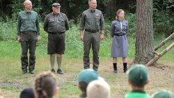 Prezydent RP u harcerzy z Ukrainy i Litwy (16.08.2022)