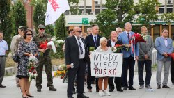 42. rocznica powstania NSZZ Solidarność w Olsztynie (21.08.2022)