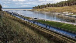 Otwarcie Kanału Żeglugowego przez Mierzeję Wiślaną