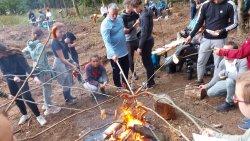 Sadzenie lasu na 70-lecie Radia Olsztyn