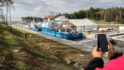 Otwarcie Kanału Żeglugowego przez Mierzeję Wiślaną