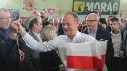 Premier Donald Tusk w Morągu [11.02.2024]
