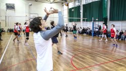 Uczniowie z LO 4 ćwiczyli z gwiazdami AZS [21.02.2024]