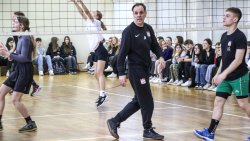 Uczniowie z LO 4 ćwiczyli z gwiazdami AZS [21.02.2024]