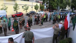 Protest leśników w Olsztynie [12.07.2024]