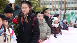 Marsz z flagą uliacami Olsztyna [11.11.2024]