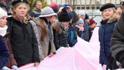 Marsz z flagą uliacami Olsztyna [11.11.2024]