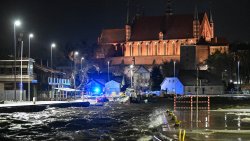 Frombork walczy z wodą z Zalewu Wiślanego [30.12.2025]