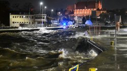 Frombork walczy z wodą z Zalewu Wiślanego [30.12.2025]