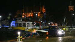 Frombork walczy z wodą z Zalewu Wiślanego [30.12.2025]