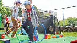 Zawody uczniów pn. - Jem owoce, piję mleko, w życiu zajdę daleko