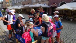 Letnie studio Polskiego Radia Olsztyn na olsztyńskim Starym Mieście