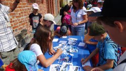 Letnie studio Polskiego Radia Olsztyn na olsztyńskim Starym Mieście