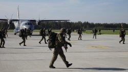 Ćwiczenia DRAGON17 na lotnisku w Szymanach