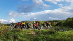 Sztafeta rowerowa policjantów dla chorego kolegi