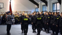 Ślubowanie policjantów