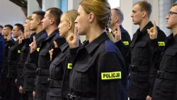 Ślubowanie policjantów