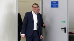 Wizyta premiera Morawieckiego w Piszu