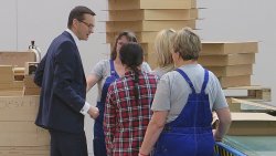 Wizyta premiera Morawieckiego w Piszu