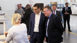 Wizyta premiera Morawieckiego w Piszu