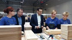 Wizyta premiera Morawieckiego w Piszu