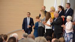 Premier Mateusz Morawiecki z wizytą w Olsztynie