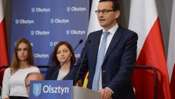 Premier Mateusz Morawiecki z wizytą w Olsztynie