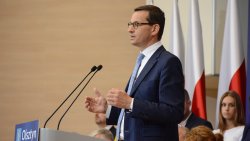 Premier Mateusz Morawiecki z wizytą w Olsztynie