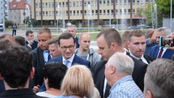 Premier Mateusz Morawiecki z wizytą w Olsztynie
