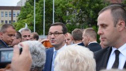 Premier Mateusz Morawiecki z wizytą w Olsztynie