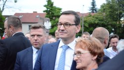 Premier Mateusz Morawiecki z wizytą w Olsztynie