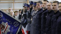 Ślubowanie policjantów