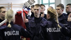 Ślubowanie policjantów