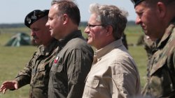 Wizyta prezydenta w Orzyszu