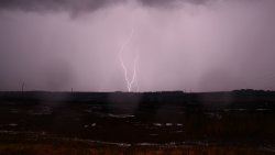 Burzowy spektakl niedaleko Olsztynka