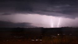 Burzowy spektakl niedaleko Olsztynka