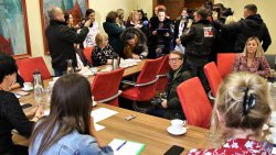 Protest ws. żłobków w Olsztynie