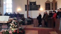 Łęguty - pogrzeb ekumeniczny ofiar Armii Czerwonej