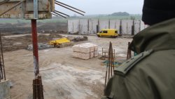 Barciany - wmurowanie aktu erekcyjnego