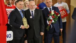 Wizyta prezydenta RP Andrzeja Dudy na Warmii i Mazurach