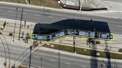 Wykolejony tramwaj \