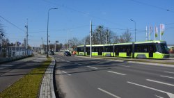 Wykolejony tramwaj \