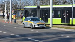 Wykolejony tramwaj \