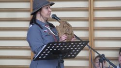 Odsłonięcie tablicy upamiętniającej organizację \