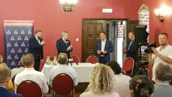 Wicepremier Piotr Gliński z wizytą na Warmii i Mazurach