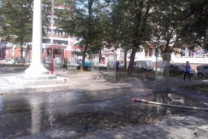  W Olsztynie stanęły kurtyny wodne