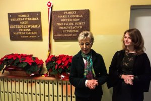 Córka Dietrichów odsłoniła tablicę pamiątkową