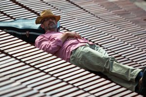  On a beach somewhere