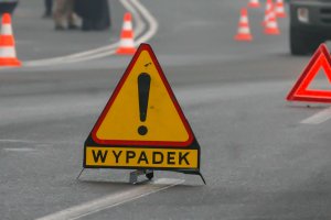 Ciężarówka potrąciła rowerzystę. Są utrudnienia na DK15